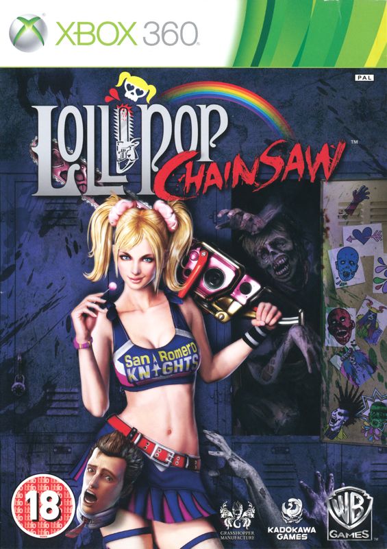 Lollipop Chainsaw box art for Xbox 360